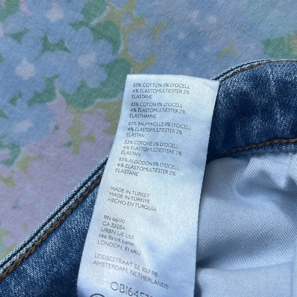 Anthropologie‎ x Pilcro | The Yaya Mid-Rise Crop Straight Jeans Plus Size 32/14